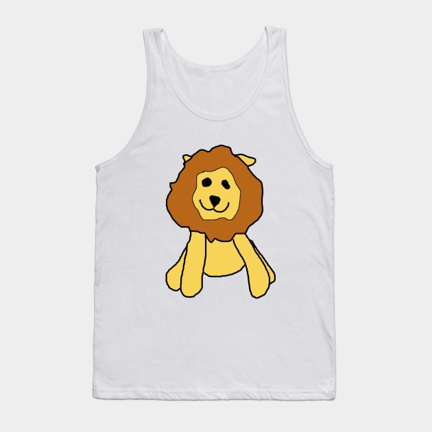 Friendly Lion Tank Top by BKMuir